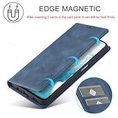 cheap Samsung Cases-Phone Case For Samsung Galaxy A21s S25 Ultra Flip Cover with Stand Holder Magnetic Card Slot Retro TPU PU Leather