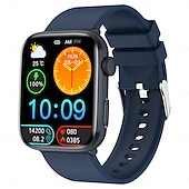 abordables Relojes inteligentes-Reloj inteligente T92 de moda para mujer, pulsera inteligente con control del ritmo cardíaco, del azúcar en sangre y de la temperatura corporal, NFC, llamadas por Bluetooth