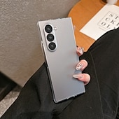 Недорогие Чехлы для Samsung-телефон Кейс для Назначение SSamsung Galaxy Z-сгиб 6 Кейс на заднюю панель Матовый матовый Защита от удара Ретро ПК