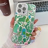 baratos Capas para iPhone-telefone Capinha Para iPhone 16 Pro Max Plus iphone 15 iPhone 15 Pro Max iPhone 14 Pro Max iPhone 13 Pro Max Capa traseira com pulseira Antichoque Retro TPU Vidro Temperado
