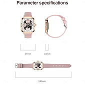 olcso Okosórák-hk82 divat női okos karóra amoled HD képernyő bluetooth hívó karszalag lány sport fitness tracker női okosóra