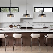 economico Luci Isola cucina-lampada a sospensione in cemento paralume in rete metallica lampada a sospensione industriale moderna in cemento 110-240v