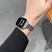 זול להקות Apple Watch-סולו לופ מותאם ל רצועת השעון של Apple Watch 38 מ&quot;מ 40 מ&quot;מ 41 מ&quot;מ 42 מ&quot;מ 44 מ&quot;מ 45 מ&quot;מ 49 מ&quot;מ נשים סגסוגת רצועת שעון חלופית ל iwatch Ultra 2 Series 9 8 7 SE 6 5 4 3 2 1