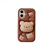 Χαμηλού Κόστους iPhone Θήκες-τηλέφωνο tok Για iPhone 16 iPhone 16 Pro iPhone 16 Pro Max iPhone 15 Pro Max Plus iPhone 14 13 12 Pro Max Plus Πίσω Κάλυμμα με βάση στήριξης Ανθεκτική σε πτώσεις Ρετρό Σιλικόνη
