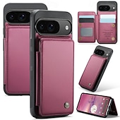 זול תיק טלפון אחר-טלפון מגן עבור גוגל Pixel 9 Pro Pixel 9 Pro XL Pixel 8 Pro Pixel 8 פיקסל 9 כיסוי אחורי עם מעמד חריץ לכרטיס עמיד בזעזועים רטרו TPU PC