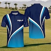Homens Listrado Camisas Polo Esportivas Camisa de golfe Manga Curta Camisas polo Camisas de colarinho Casual Roupa de Esporte Roupas de férias Botões Impressão 3D Verde Azulado Vinho Azul baratos Polo de golfe masculino-Homens Listrado Camisas Polo Esportivas Camisa de golfe Manga Curta Camisas polo Camisas de colarinho Casual Roupa de Esporte Roupas de férias Botões Impressão 3D Verde Azulado Vinho Azul