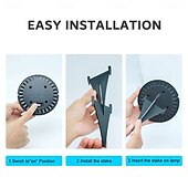cheap Pathway Lights &amp; Lanterns-LED Solar Pathway Light Outdoor IP65 Waterproof Super Bright Disk Light 17LED Garden Lawn Pathway Patio Landscape Decoration 4pcs