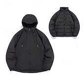 baratos Casacos Leves, Polares &amp; Caminhada-Homens Jaqueta Softshell Jaqueta de Trilha Inverno Ao ar livre Térmico / Quente A Prova de Vento Impermeável Jaquetas 3-em-1 Jaqueta de Inverno Jaqueta corta-vento Viajar Preto Cinzento Claro Verde