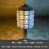abordables Lampes de table-lampe de table en cristal à LED dorée - lampe de chevet rechargeable USB minimaliste moderne avec blanc chaud &amp;double température de couleur pour la décoration de la chambre, du café et du restaurant
