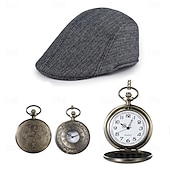 levne oblečení-Retro Řvoucí 20s 20. léta 20. století Úbory Vesta Gentleman Gangster Maškarní kostým Pánské předvečer Všech svatých Karneval Nový rok Karneval Večírek Plesová maškaráda Dospělé Nákrčník Vesta Více