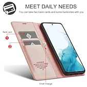 cheap Samsung Cases-Phone Case For Samsung Galaxy A21s S25 Ultra Flip Cover with Stand Holder Magnetic Card Slot Retro TPU PU Leather