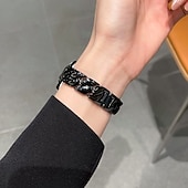 זול להקות Apple Watch-סולו לופ מותאם ל רצועת השעון של Apple Watch 38 מ&quot;מ 40 מ&quot;מ 41 מ&quot;מ 42 מ&quot;מ 44 מ&quot;מ 45 מ&quot;מ 49 מ&quot;מ נשים סגסוגת רצועת שעון חלופית ל iwatch Ultra 2 Series 9 8 7 SE 6 5 4 3 2 1