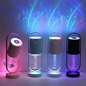 cheap Smart Lights-360° LED Smart Light Rotating Humidification Projection Lamp - Creative Mini Silent Fog Aromatherapy Lamp, Portable Car Essential Oil Diffuser, USB Powered Night Light for Decoration