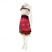 baratos Trajes Femininos-Moana Princesa Moana Vestidos Ocasiões Especiais Trajes temáticos de filmes e séries Cosplay filme for Mulheres Para Meninas Crianças Dia Das Bruxas Carnaval Dia Mundial do Livro Espetáculo Festa