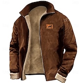 economico Felpe 3D da uomo-Per uomo Cervo Felpa Felpa Felpa Colletto alla coreana Di tendenza Informale Con stampe Viaggi Abbigliamento di strada Zip Up Autunno Inverno