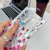 Недорогие Чехлы для Samsung-телефон Кейс для Назначение SSamsung Galaxy S24 S24 Ultra Plus S24 ФЭ S23 Ultra А55 А35 А25 А15 5Г A54 S25 Ультра Кейс на заднюю панель Защита от удара Ретро ТПУ ПК