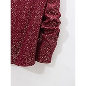 economico camicia da uomo con bottoni-Per uomo Camicia Camicia estiva Maglietta informale Camicia con bottoni Nero Bianco Rosso Blu marino scuro Azzurro Manica lunga A pois Colletto Da mare Casual / quotidiano Abbigliamento Di tendenza