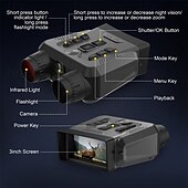 Недорогие Приборы измерения уровня-JA21 10 X 12 mm Бинокль Телескоп Портативные Масштабируемые Высокое разрешение Наблюдение за птицами Охота Кемпинг Путешествие Пейзажи дикой природы