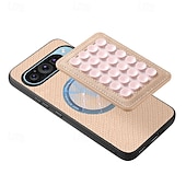 זול תיק טלפון אחר-טלפון מגן עבור גוגל Pixel 9 Pro Pixel 8 Pro Pixel 8 פיקסל 9 Pixel 7 Pixel 7 Pro Pixel 6 Pixel 6 Pro כיסוי אחורי ניתן לניתוק מגנטי תמיכה בטעינה אלחוטית רטרו TPU סיבי פחמן