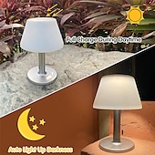 cheap Table Lamps-Solar Retro Desk Lamp - Waterproof Outdoor Table Floor Lamp for Bar, Garden, Terrace, Villa, Bar