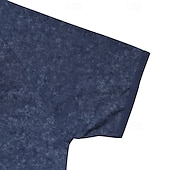 cheap Casual Henley Tee-Men&#039;s Henley Shirt Tee Short Sleeve Solid Color Plain Distressed Buttons Washed Henley Outdoor Casual Daily Summer Spring &amp;  Fall Black Gray Navy Blue Henley T-Shirt