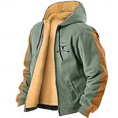 baratos moletom masculino de lã-Homens Cowboy Moletom Moletom com zíper Moletom com capuz Gola Redonda Moda Impressão 3D Férias Streetwear Preto Azul Zip Up Outono Inverno Designer