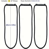 economico Organizzazione spazi-Cinghia di stoccaggio resistente da 24 pollici con maniglia - organizer durevole, regolabile e versatile per prolunghe, tubi flessibili e altro - perfetto per casa, garage, barca, camper e uso esterno