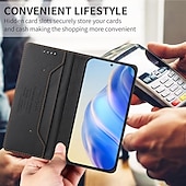 お買い得  iPhone用ケース-iPhone 16e用の電話ケース iPhone 16 Pro Max Plus iPhone 15 Pro Max Plus iPhone 14 13 12 11 Pro Max Plus Mini フリップカバー スタンドホルダー 磁石サポート ワイヤレス充電 レトロ TPU PUレザー