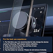 abordables Chargeurs de voiture-Support de téléphone portable magnétique à ventouse électrique réglable à 360 degrés, mains libres, pour voiture/salle de sport/miroir/surface lisse, compatible avec l&#039;iPhone Magsafe