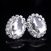 abordables Boucles d&#039;oreilles-Femme Boucles d&#039;oreille Clou Fantaisie Joie mode Luxe Des boucles d&#039;oreilles Bijoux Argent Pour Soirée