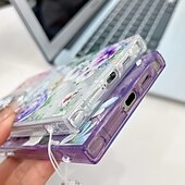 Недорогие Чехлы для Samsung-телефон Кейс для Назначение SSamsung Galaxy S24 Ultra S24 Plus S24 S24 ФЭ S23 Ultra А55 А35 А25 А15 5Г S25 Ультра Кейс на заднюю панель с ремешком на запястье Защита от удара Ретро ТПУ ПК