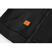 abordables sudaderas basicas hombre-Hombre Sudadera con capucha y cremallera completa Sudadera con cremallera Sudadera táctica con capucha Negro Vino Verde Ejército Caqui Gris Oscuro Con Capucha Plano Cerrar Bolsillo Deporte Diario