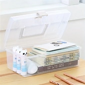voordelige Opslag &amp; Organisatie-huishoudelijke doorzichtige opbergdoos desktop plastic organizer box hand opbergdoos kleine doos organizer box medicijndoos opbergdoos multifunctionele doorzichtige plastic opbergdoos voor desktop