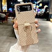 Χαμηλού Κόστους Samsung Θήκη-τηλέφωνο tok Για Samsung Galaxy Z Flip 6 Z Flip 5 Z Flip 4 Πίσω Κάλυμμα Δαχτυλίδι πόρπη Ανθεκτική σε πτώσεις Ρετρό PC