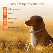 cheap Dog Training &amp; Behavior-Dog Wireless Fence Portable Lightweight Durable Plastic Black 1 PC