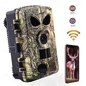 cheap Outdoor IP Network Cameras-PR8000 Camera Motion WiFi 60MP Hunting Camera with SIM Card Wireless Wildlife Cam IP65 Waterproof Night Infrared Camera