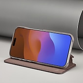 economico Cover per iPhone-Custodia per telefono per iPhone 16 Pro Max Plus iPhone 15 Pro Max Plus iPhone 14 13 12 11 Pro Max Plus Mini Cover flip con slot per schede anti-caduta retrò TPU pelle PU