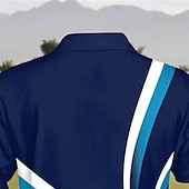 Homens Listrado Camisas Polo Esportivas Camisa de golfe Manga Curta Camisas polo Camisas de colarinho Casual Roupa de Esporte Roupas de férias Botões Impressão 3D Verde Azulado Vinho Azul baratos Polo de golfe masculino-Homens Listrado Camisas Polo Esportivas Camisa de golfe Manga Curta Camisas polo Camisas de colarinho Casual Roupa de Esporte Roupas de férias Botões Impressão 3D Verde Azulado Vinho Azul