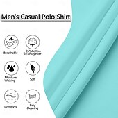 cheap Men&#039;s Classic Polo-Men&#039;s Sports Polo Shirts Golf Shirt Casual Ribbed Polo Collar Short Sleeve Fashion Basic Solid Color Patchwork Summer Regular Fit Black White Red Blue Green Sports Polo Shirts