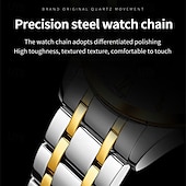 levne Quartz hodinky-olevs pánské business quartz hodinky s nočním viděním datumovka týdenní displej jednoduchý quartzový strojek módní a voděodolné sportovní hodinky