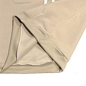 abordables sudaderas basicas hombre-Hombre Sudadera Sudadera con capucha de lana Sudadera táctica con capucha Negro Verde Ejército Caqui Gris Ligero Gris Oscuro Con Capucha Plano Bolsillo Casual Diario Ropa de calle Básico Casual