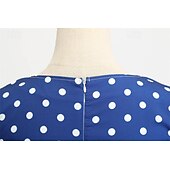cheap Dresses-Elegant Classical 1950s Dress Polka Dot A-Line Women&#039;s Valentine&#039;s Day Event / Party Date Tea Party Adults&#039; Dress Spring &amp; Summer