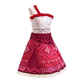 preiswerte Kostüme für Mädchen-Moana Prinzessin Moana Kleid Kostüm Film- und TV-Themenkostüme Film Cosplay for Mädchen Kinder Karneval Kindertag Welttag des Buches Party Geburtstag Strand