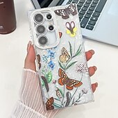 Недорогие Чехлы для Samsung-телефон Кейс для Назначение SSamsung Galaxy S24 Ultra S24 Plus S24 S24 ФЭ S23 Ultra А55 А35 А25 А15 5Г A54 S25 Ультра Кейс на заднюю панель Защита от удара Ретро ТПУ ПК