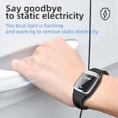 رخيصةأون سوار البعوض-سوار مضاد للبعوض فوق الصوتي USB – سوار طارد للآفات للأطفال والبالغين، قاتل حشرات كهربائي