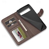 levne Ostatní pouzdra-telefon Carcasă Pro Google Pixel 9 Pro Pixel 9 Pro XL Pixel 8 Pro Pixel 8 Pixel 9 Pixel 7 Pixel 7 Pro Pixel 6 Pixel 6 Pro Flip Cover se stojánkem Magnetické Slot pro kartu Retro TPU PU kůže