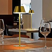 levne Stolní lampy-luxusní led kovová stolní lampa - usb nabíjecí noční stolek noční světlo do domácí obývací ložnice 1ks