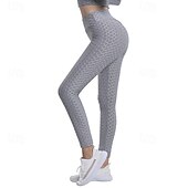 tanie Legginsy i legginsy do jogi-Damskie Spodnie do jogi Legginsy do jogi Podstawowy Wyszczuplenie brzucha Podnoszenie pośladków Wysoka talia Joga Trening w siłowni Pilates Legginsy 3/4 Rajstopy Moda Czarny Różowy Czerwony Jesie