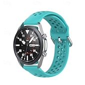 levne Pásky na hodinky Samsung-Pásek hodinek pro Samsung Galaxy Watch 3 45mm Silikon Výměna, nahrazení Popruh Nastavitelný Sportovní značka Náramek