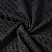 preiswerte Lässiges Henley-T-Shirt-Herren Waffel-T-Shirt Waffel-Henley-Hemd Langarm V Ausschnitt Frühling &amp; Herbst Einfarbig Mode Basic Falscher Zweiteiler Straße Lässig Sport Schwarz Marinenblau Hell Gray Top T-Shirt für Herren